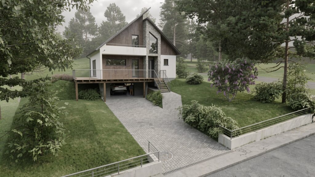 Simulation de maison pour ce terrain