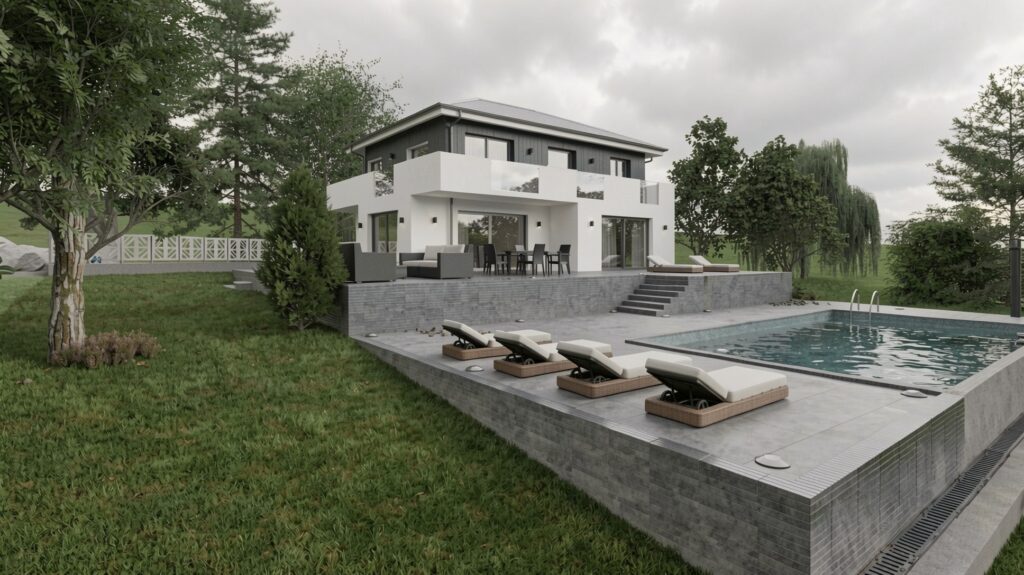 Simulation de maison pour ce terrain