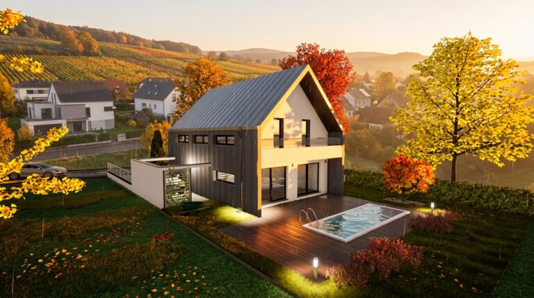 Avant-projet contemporain – Architecture zinc joint debout