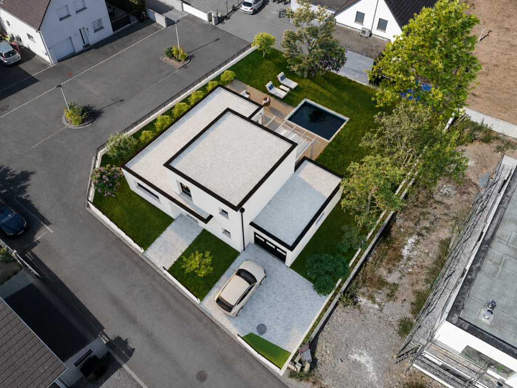 Simulation de maison pour ce terrain
